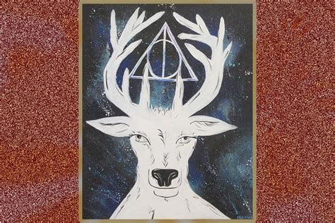 Harry’s Patronus – Stag Canvas Painting Class | Art Attack