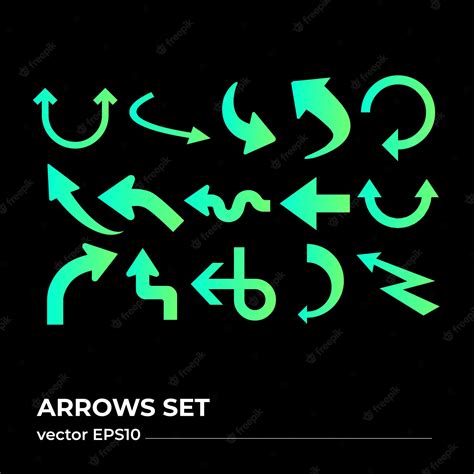 Premium Vector Arrows Vector Set