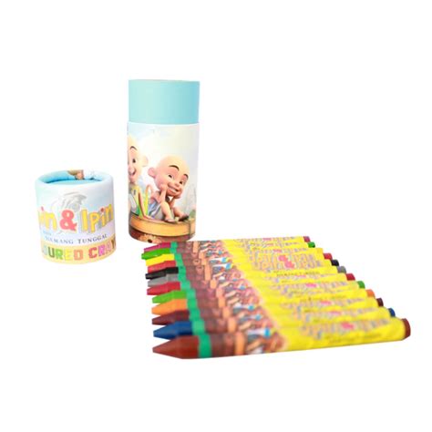 Local Ready Stocks Original Genuine Upin Ipin Tube Crayon Keris