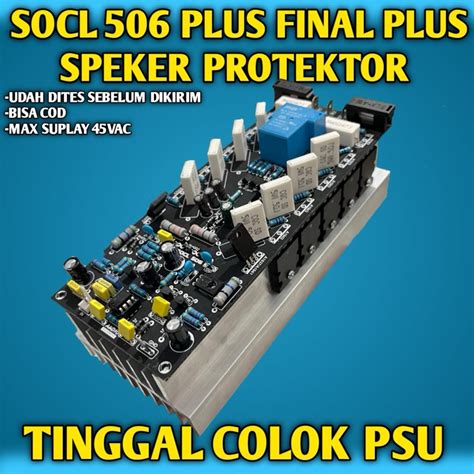 Jual Socl 506 Plus Final Power Amplifier 5set Final Thosiba Pb Shopee Indonesia