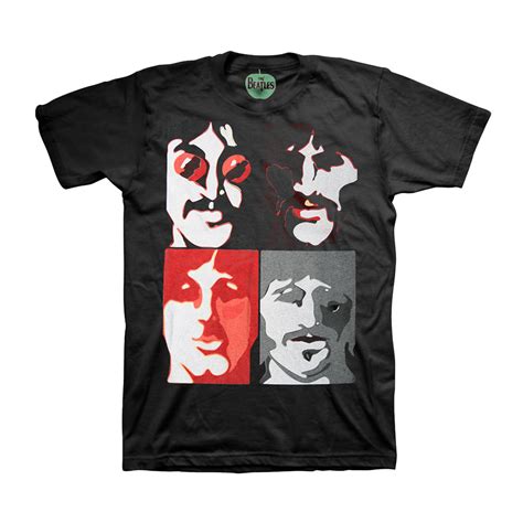 Four Square Ys Abstract T Shirt The Beatles Official Store