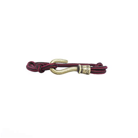 Ripley BRAZALETE FANTINNO CON BROCHE DE GARFIO GANZIO BRACELET GUINDA