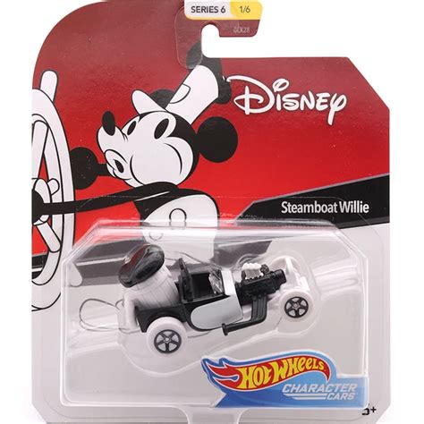 Hot Wheels Disney Character Cars Mickey Minnie Mouse Ariel Anna Elsa Captain Hook Timon Pluto