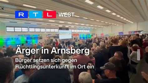 Bürger setzen sich gegen Flüchtlingsunterkunft in Arnsberg ein RTL