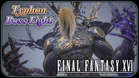 Final Fantasy 16 Clive Embraces His Eikon Ifrit Vs Typhon Epic Boss