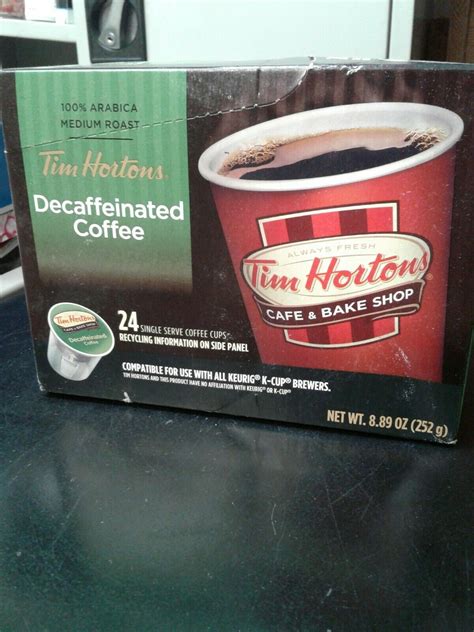 Tim Hortons Decaf - 24 ct - Single Serve Cups - Coffee Pods & K-Cups