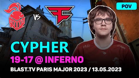 Csgo Pov Into The Breach Cypher Vs Faze Inferno Blast Tv