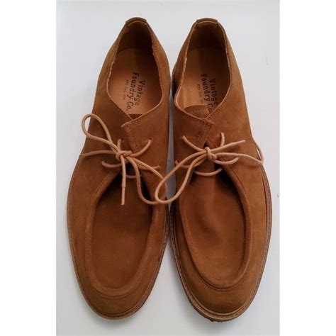 Vintage Foundry Co Shoes Vintage Foundry Co Mens Brown Leather Vf256 Lace Up Oxford Shoes