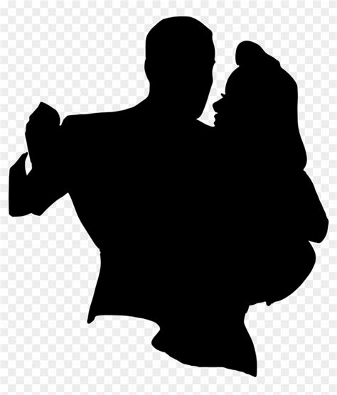 Onlinelabels Clip Art - Couple Dancing Silhouette Png, Transparent Png ...