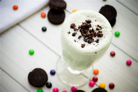 Malteada De Chocomenta Con Sal Y Azucar