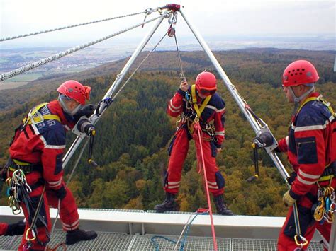 Fachgruppe Höhenrettung Fachgruppen Über uns Feuerwehr Hannover