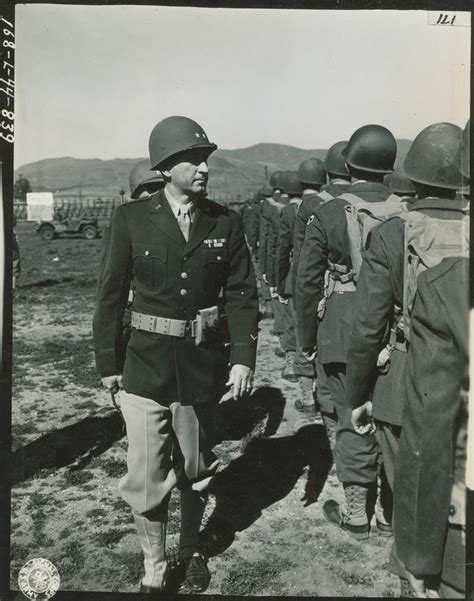 General Mueller Inspecting Division Troops At Ceremony A TSan Luis