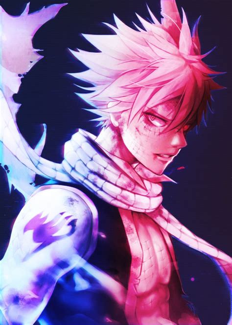 Anime Fairy Tail Natsu Poster By Reo Anime Displate Artofit