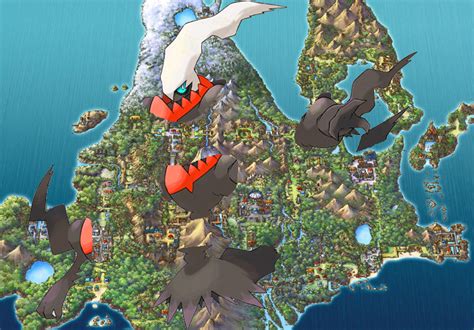 Pokemon Sinnoh Map