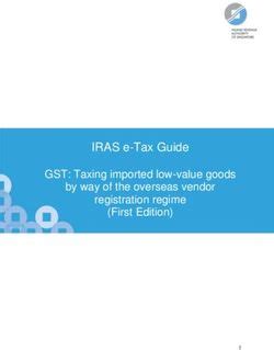 Iras E Tax Guide Gst Taxing Imported Low Value Goods By Way Of The