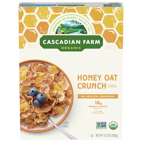 Save on Cascadian Farm Organic Cereal Honey Oat Crunch Order Online Delivery | Stop & Shop