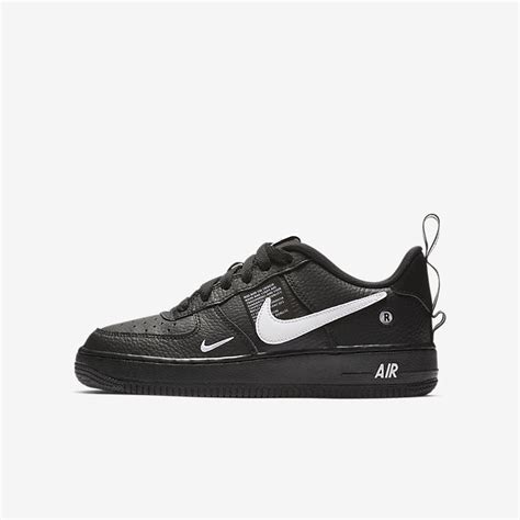 Nike Air Force 1 LV8 Utility GS Black - Overbranding AR1708-001 | More ...