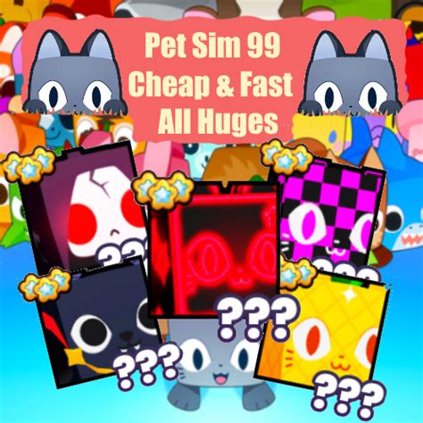 All Huge Pets In Pet Simulator 99 | ROBLOX | Pet Simulator 99 | PSX ...