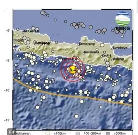 Gempa M6 4 Guncang Bantul Terasa Hingga Bandung