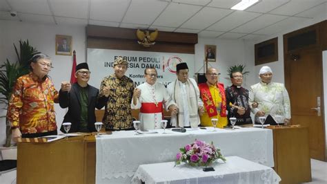 Muhammadiyah Bersama Tokoh Lintas Agama Serukan 9 Poin Indonesia Damai