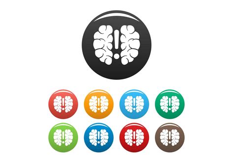 Brain Solution Icons Set Color Graphic By Anatolir56 · Creative Fabrica