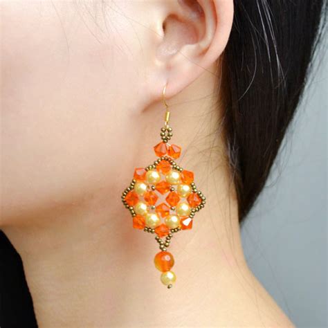 Fantastic Handmade Beaded Dangle Earrings Designs For Autumn Pandahall