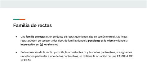 SOLUTION Familias De Rectas Studypool