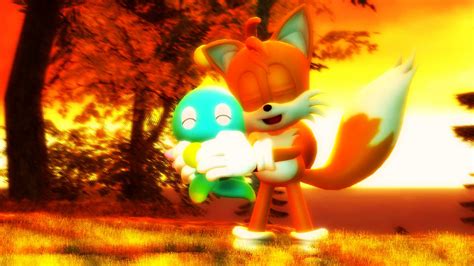 Tails Is Hugging A Chao O By Vandeman306 On Deviantart