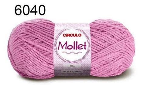 Kit 2 Novelos Lã Mollet 100g Círculo Escolha Suas Cores Círculo S A