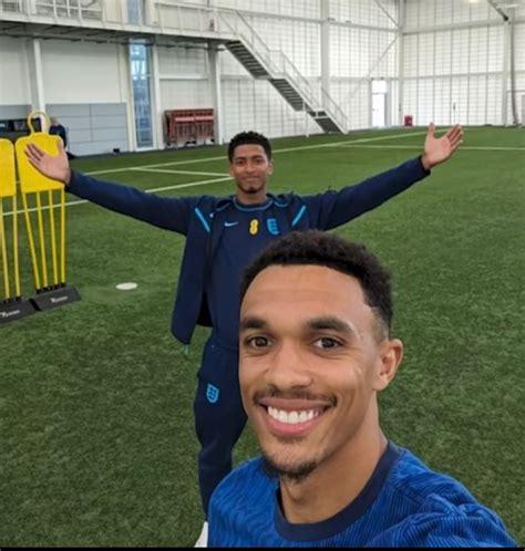 Jude Bellingham And Trent Alexander Arnold Soccer Players Alexander