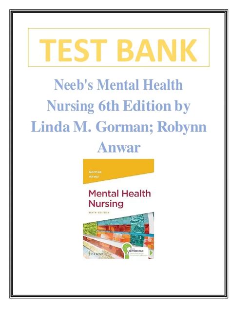 Test Bank For Neeb S Mental Health Nursing 6th Edition By Linda M