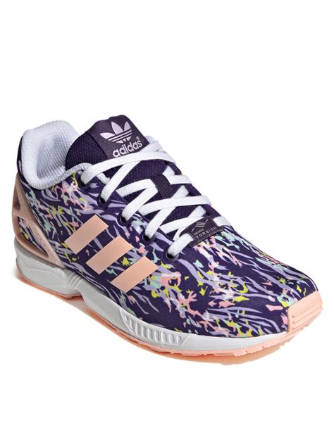 Adidas Sneakersy Zx Flux Shoes Fw Fioletowy Modivo Pl