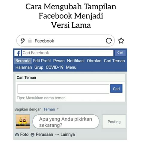 Cara Mengubah Tampilan Facebook Menjadi Versi Lama Dengan Uc Browser