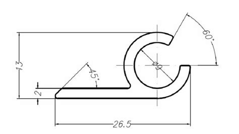 M Kederschiene Mm Aus Aluminium Planen Online Shop