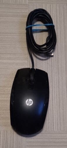 Hp Usb Wired Optical Mouse Scroll Wheel Black N910u Ebay