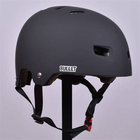 Bullet Deluxe Skateboard Helmet Black Accessories From Native Skate