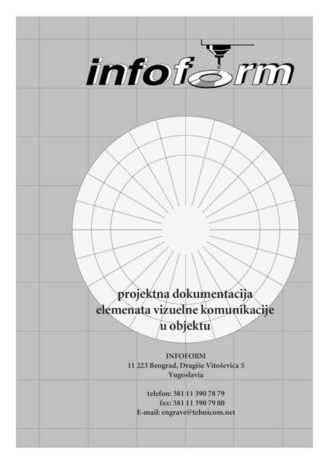 PDF Projektna Dokumentacija Elemenata Vizuelne Prevazi Li Cene