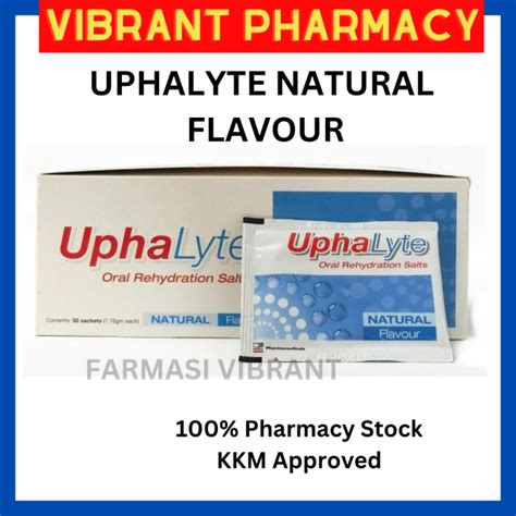 Uphalyte Oral Rehydration Salts Natural Flavour Air Garam Cirit Birit