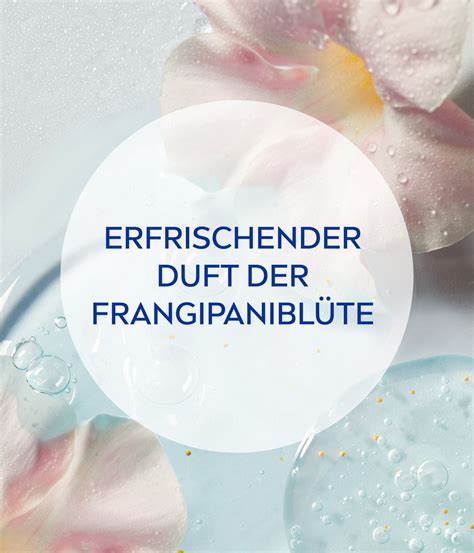 Duschgel mit Pflegeöl Perlen und Frangipani Duft NIVEA