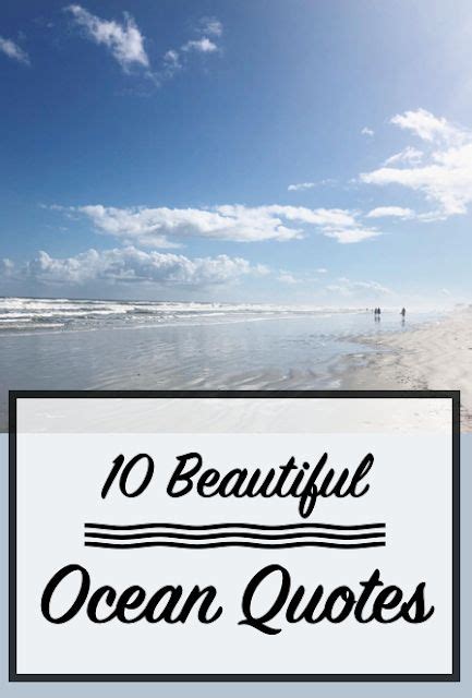 10 Beautiful Ocean Quotes TravelTuesday Travel Blogger Link Up