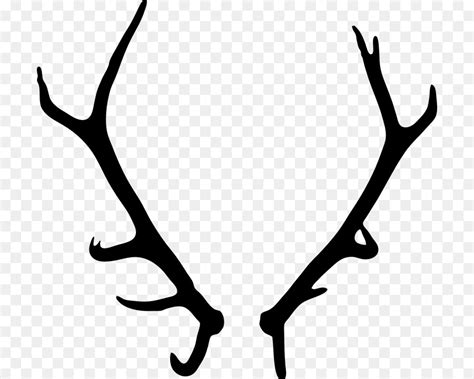 Free Reindeer Antlers Silhouette, Download Free Reindeer Antlers ...