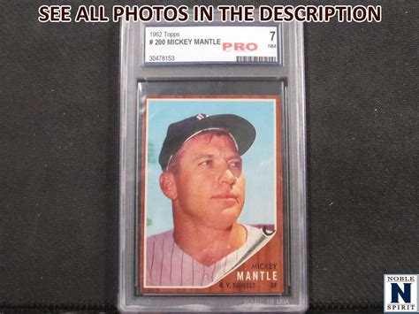 Noblespirit Topps Mickey Mantle Pro Nm Yankees Read Ebay