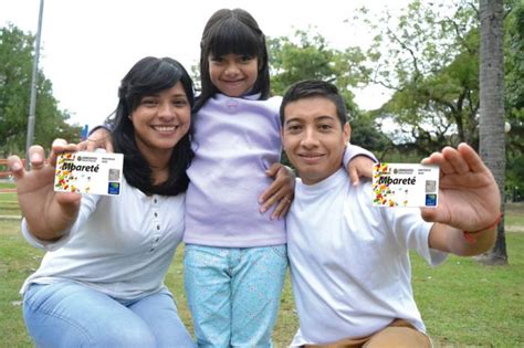 Se encuentran habilitadas las tarjetas Mbareté y Mamá Mbareté