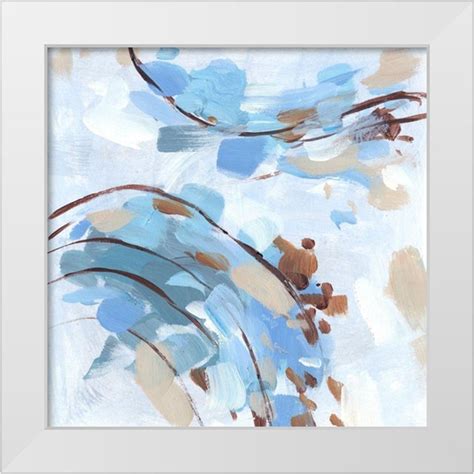 Wang Melissa 15x15 White Modern Wood Framed Museum Art Print Titled