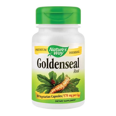 Goldenseal Root 570 Mg Natures Way 30 Capsule Secom Farmacia Tei