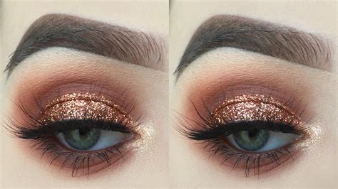 Holiday Copper Glitter Smokey Eye Makeup Tutorial Abh Modern