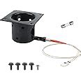 Amazon Unidanho Black Porcelain Enameled Fire Burn Pot And Hot Rod Ignitor Kit Replacement