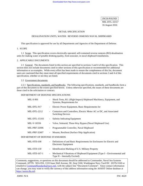 PDF INCH POUND DETAIL SPECIFICATION DESALINATION UNITS WATER