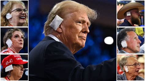 Donald Trump Ear Patch Is Republican Faithfuls Latest Fashion Statement The Australian