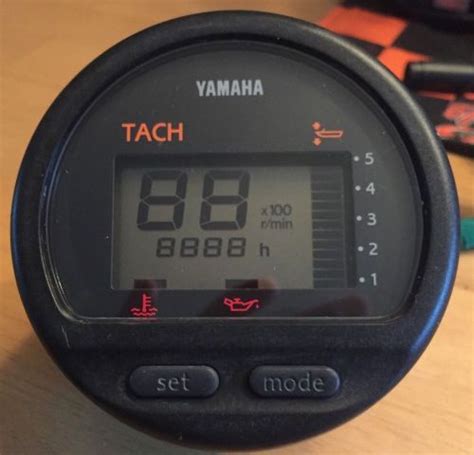 Find Yamaha Oem Multi Function Gauge Tachometer Tach Outboard Oil Temp